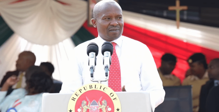 Kindiki has been asked to intervene in the security issue in Migori. Police