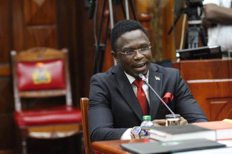 Cabinet Secretary for Sports Ababu Namwamba has asked the Parliament to summon him in response to Kimani Ichungwah and Senator Cherargei's allegations.