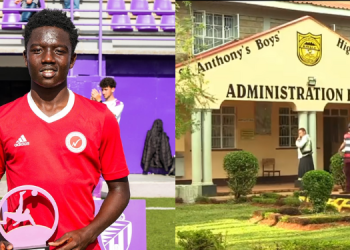 A Photo Collage Of Aldrine Kibet And Anthony'S Boys Kitale Administration Block. Photo/Ugc.