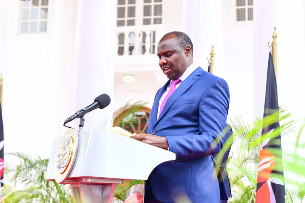 Chief of Staff and Public Service Felix Koskei blames people impersonating him to extort the public and government officials