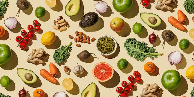 Whole foods like unprocessed fruits, vegetables and grains are typically high in fiber. Tanja Ivanova/Moment via Getty Images