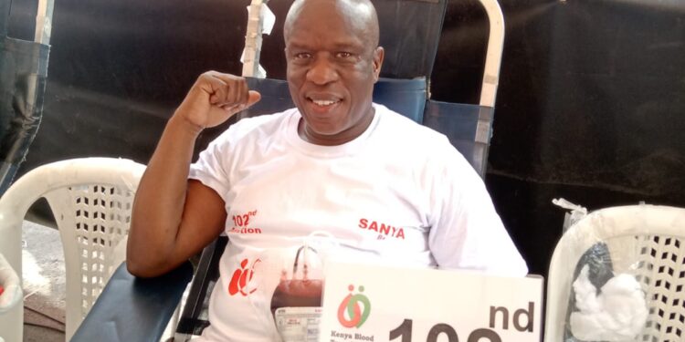 Kenya’s Record Blood Donor Clocks102 Times