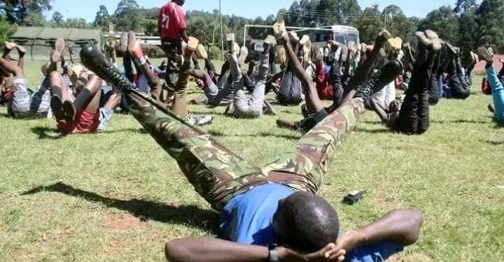 KDF recruitment exercise. PHOTO/Courtesy.