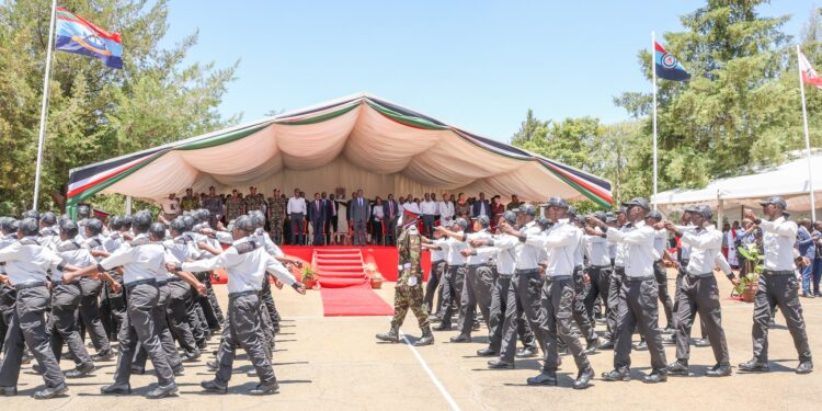 Pass-out of KRA Revenue Service Assistants at KDF Training Centre, Eldoret.