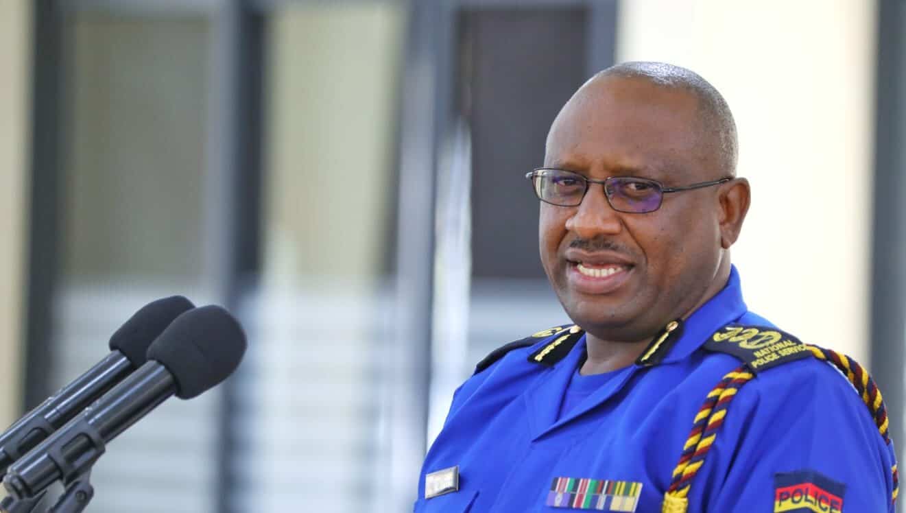 IG Japhet Koome in a past press interview. PHOTO/NPS
