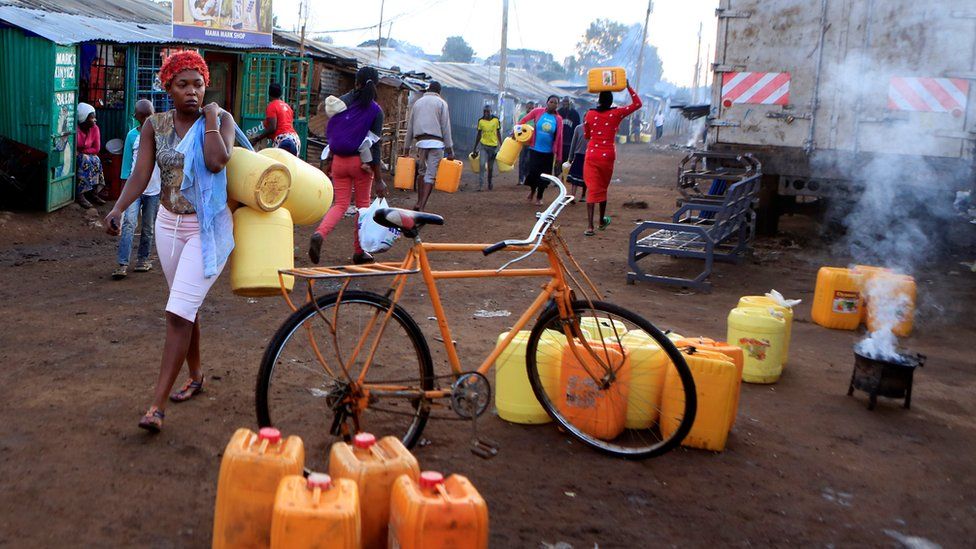 Nairobi Water company announces a water supply shutdown in aress in Nairobi