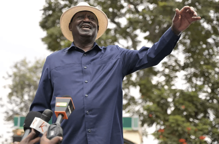 Raila Odinga, the leader of the Azimio la Umoja coalition in Kenya. Simon Maina/AFP via Getty Images