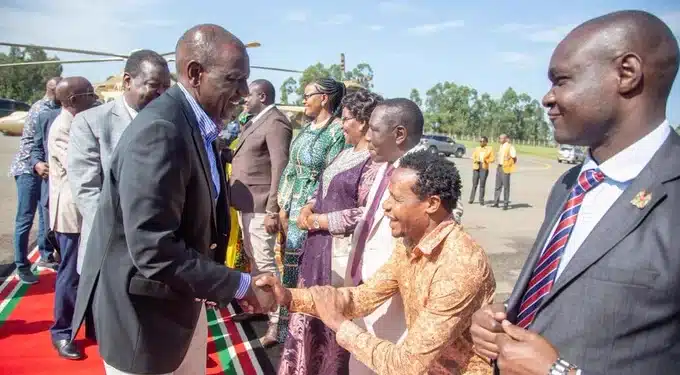 Mumias East MP PK Salasya builds a house foe his brother who paid for his school fees.
