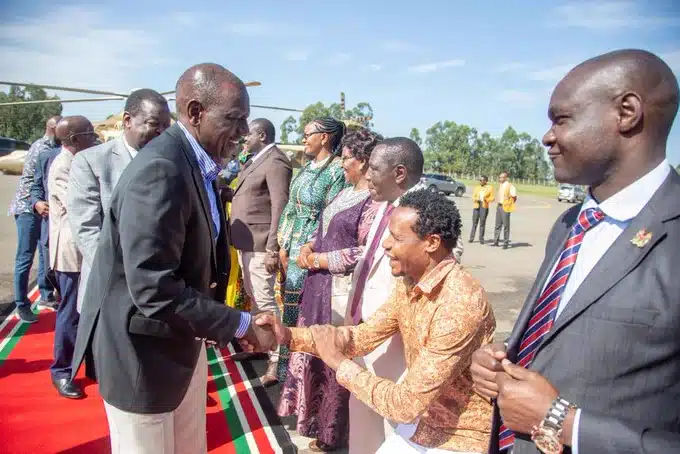 Mumias East MP PK Salasya builds a house foe his brother who paid for his school fees.