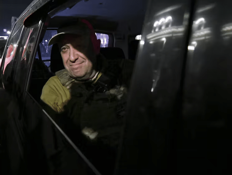 Wagner group founder Yevgeny Prigozhin, photographed on June 24, 2023, in Russia. Anadolu Agency via Getty Images