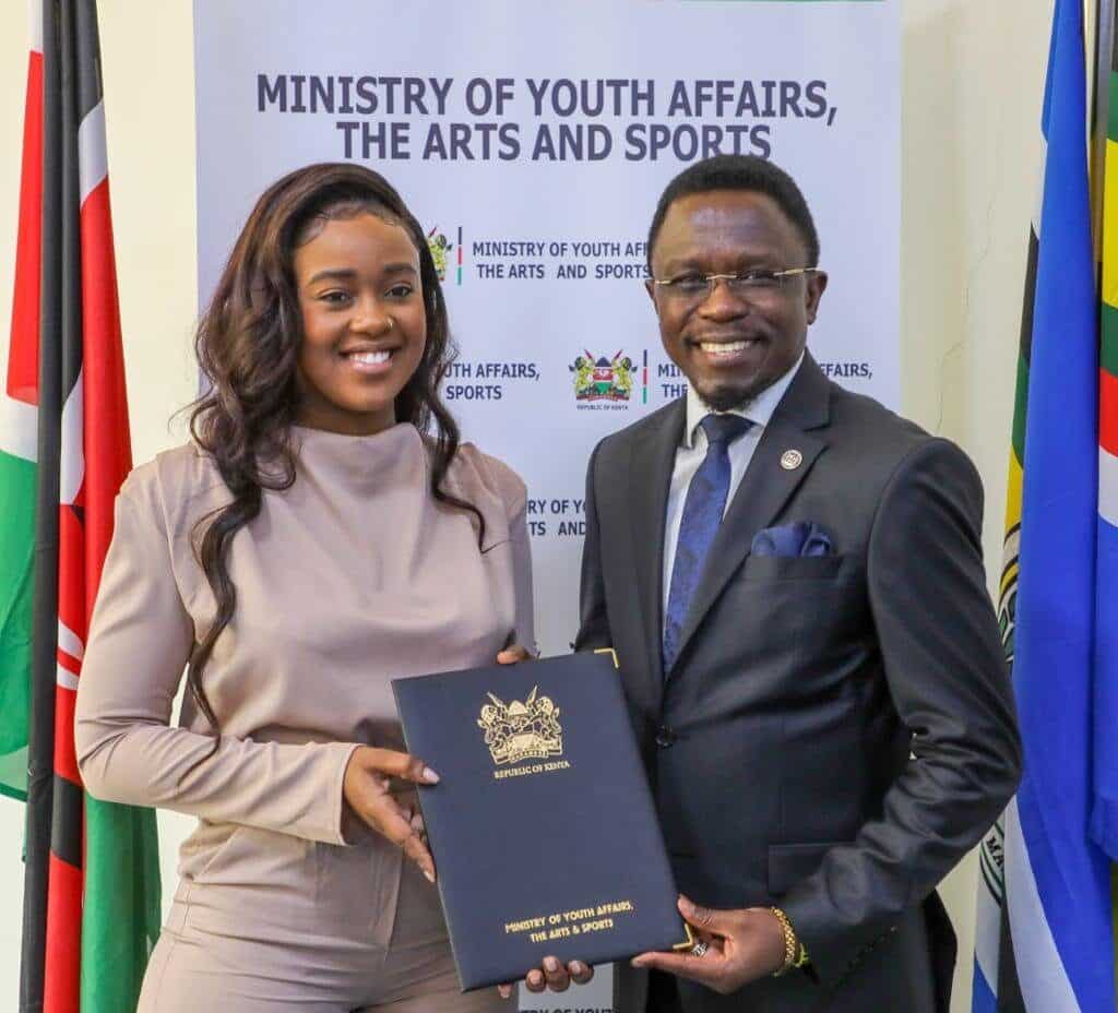CS Ababu Namwamba denied dating Azziad Nasenya