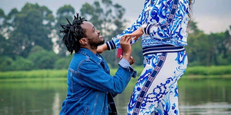 Musician Kevin Bahati says plans to marry his wife Diana Marua are 70% done