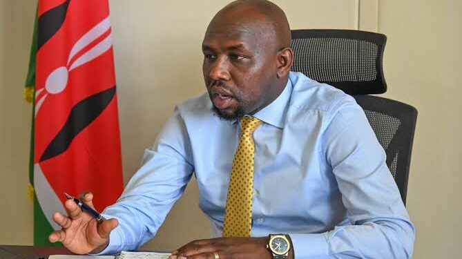 CS Kipchumba Murkomen on August 26 announced major leadership changes at the Kenya Airports Authority