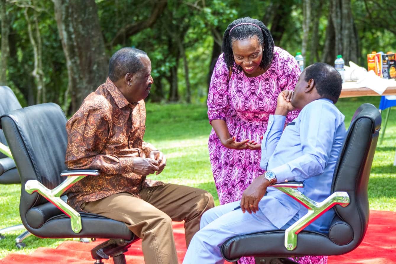 Jimi wanjigi has asked Kalonzo to retire Karua Azimio