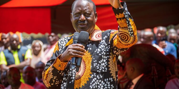 Raila has defended Margaret Nyakango