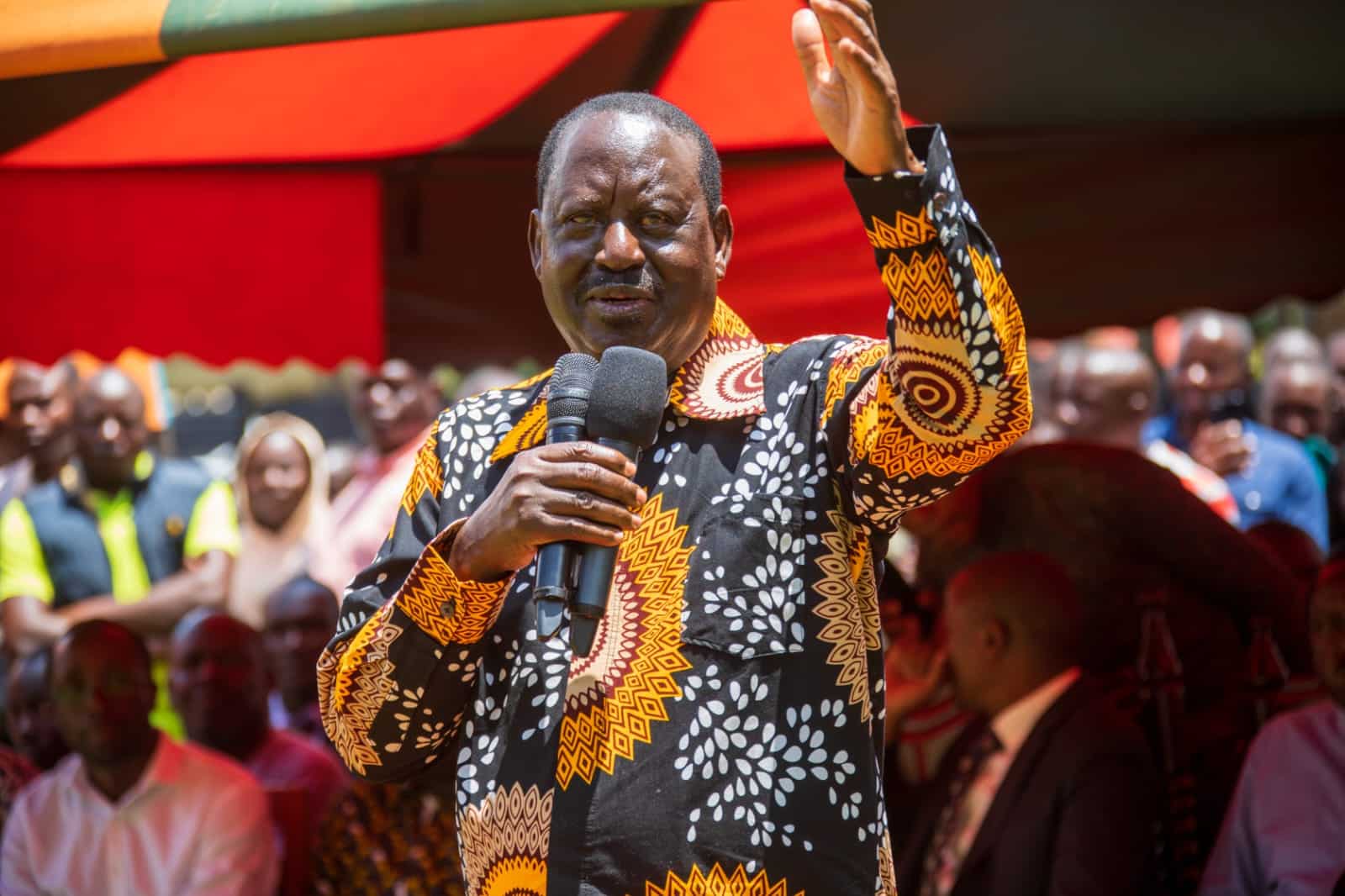 Raila has defended Margaret Nyakango