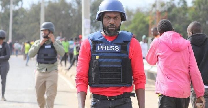 CNN's journalist Larry Madowo in past assignment.