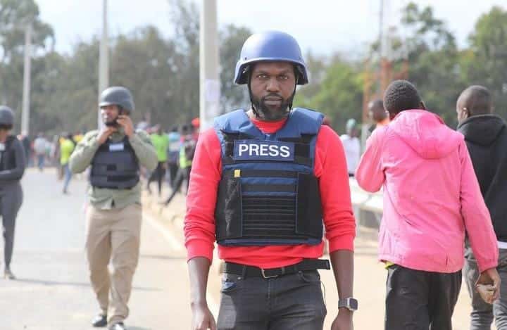 CNN's journalist Larry Madowo in past assignment.