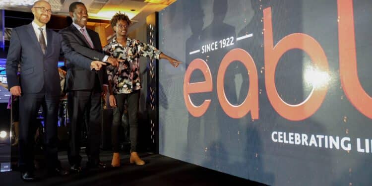 Former Agriculturee CS Peter Munya at EABL launches new EABL offices in 2020.