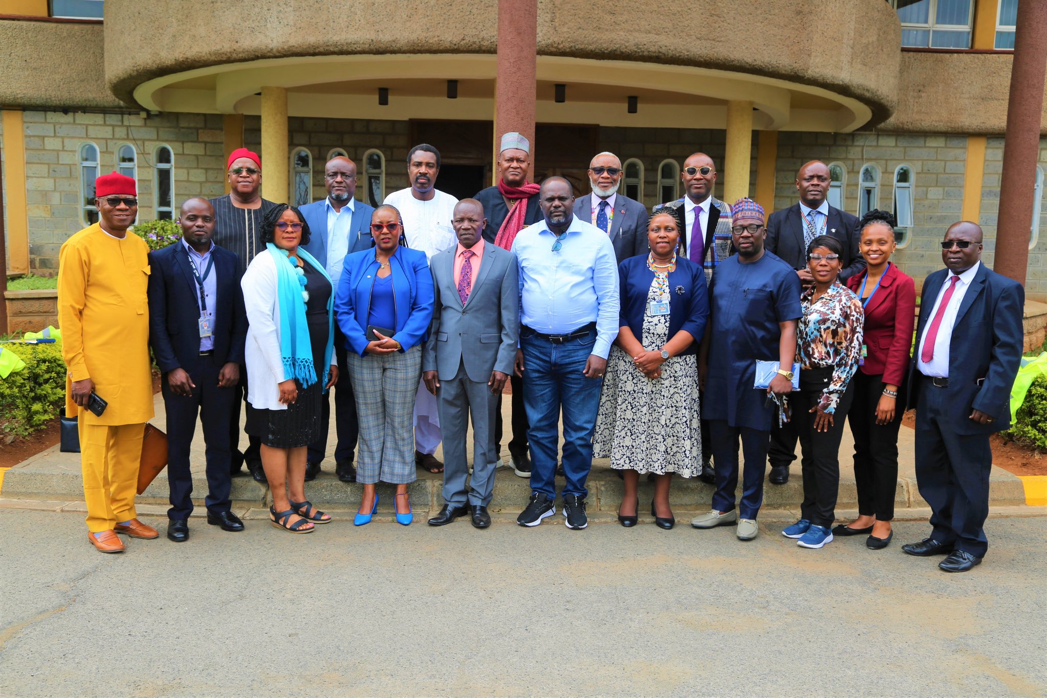 Delegates from Nigeria at JKIA