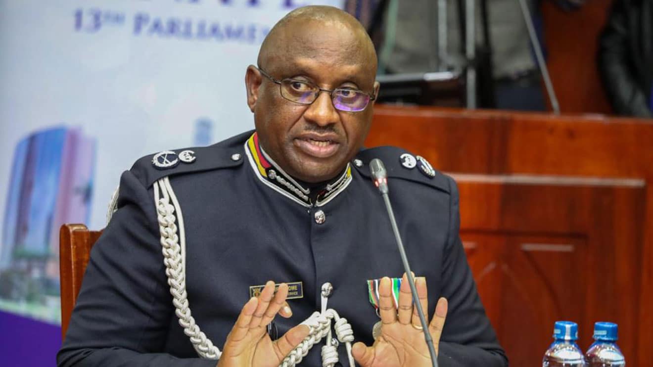 IG Japhet Koome in a past press interview. PHOTO/NPS bandits