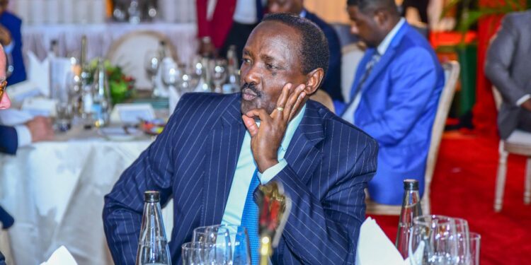 Kalonzo Musyoka during the banquet held at State House on Wednesday, September 6. PHOTO/PCS.