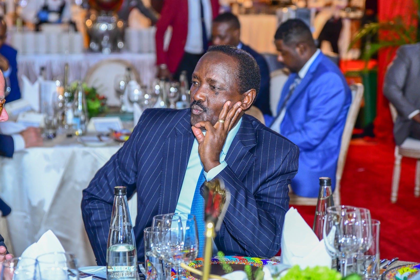 Kalonzo Musyoka during the banquet held at State House on Wednesday, September 6. PHOTO/PCS.