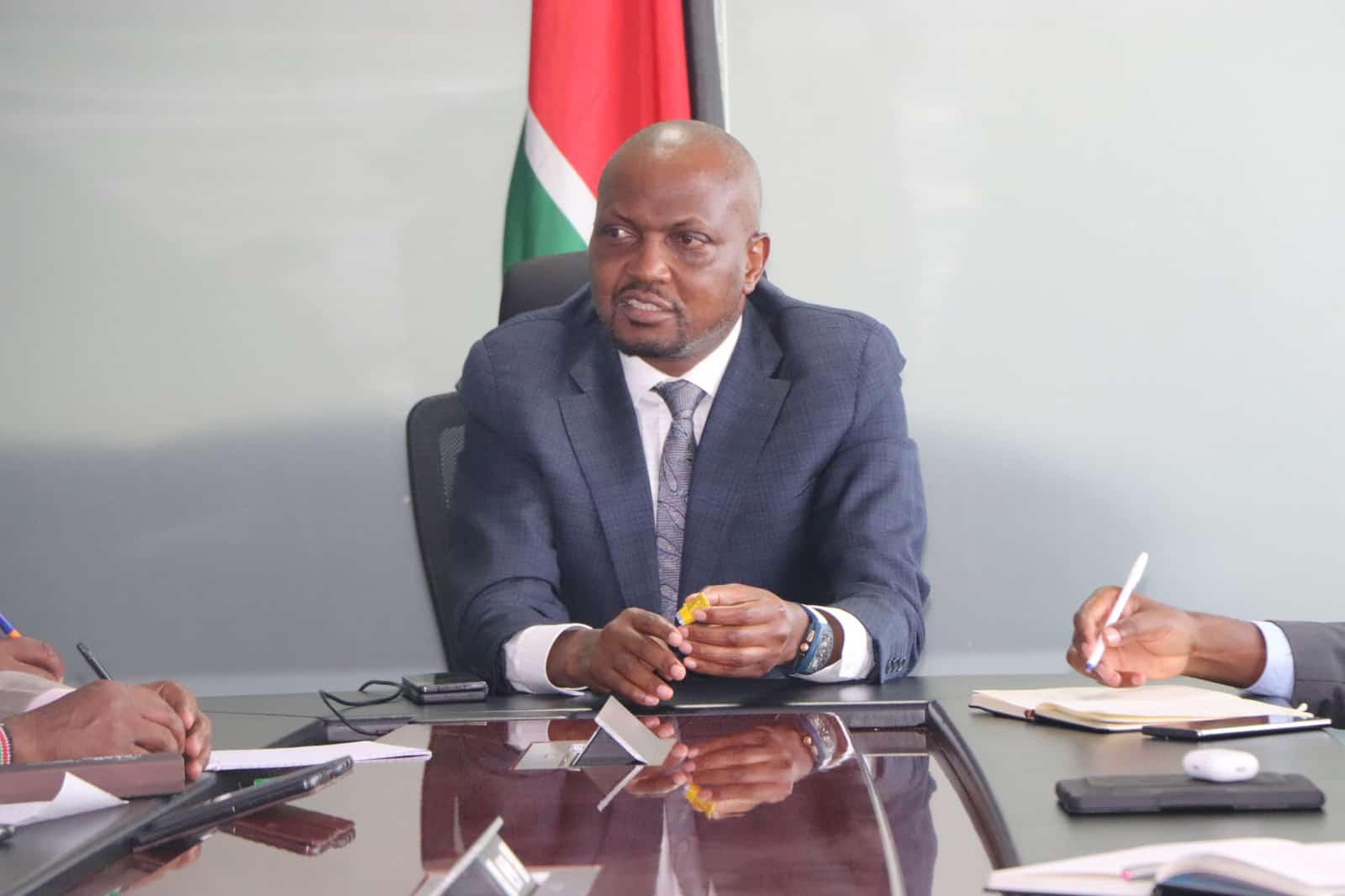 Moses Kuria at a past meeting.