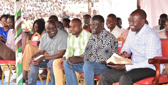 President William Ruto With State House Deputy Chief Of Staff Josphat Nanok. Photo/Courtesy.