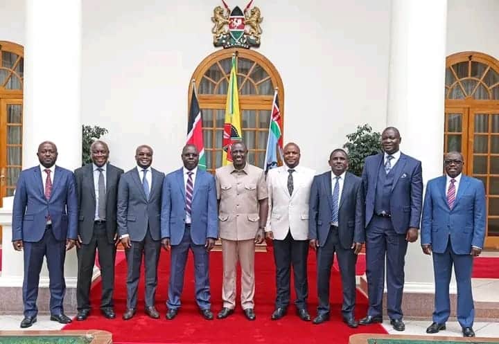 President William Ruto meets ODM rebel MPs.