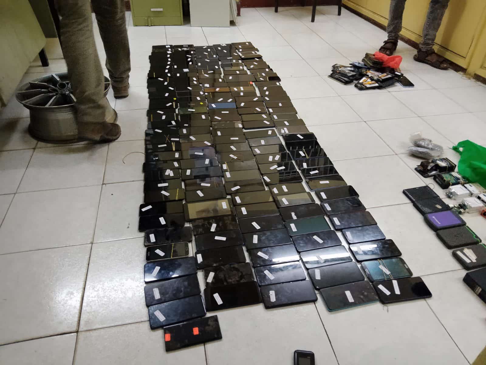 DCI Recovers Hundreds of Stole Mobile Phones in Nairobi CBD