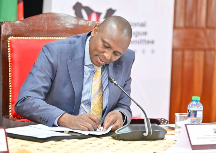 Image of Kikuyu MP Kimani Ichungwa who representing the  Kenya Kwansa team in the National Dialogue technical committee. PHOTO-Kimani Ichungwa