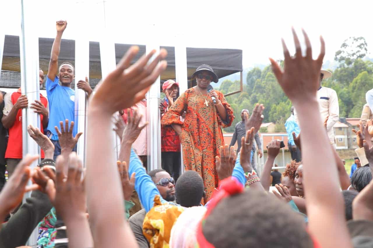 Meru Governor Kawira Mwangaza on September 17 in Igembe South PHOTO/Kawira Mwangaza