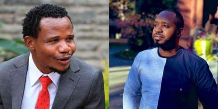 A collage of Activist Boniface Mwangi(Left) and Mumias East Member of Parliament Peter Salasya.