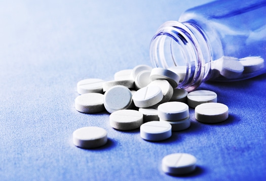 Image of tablets from a bottle.