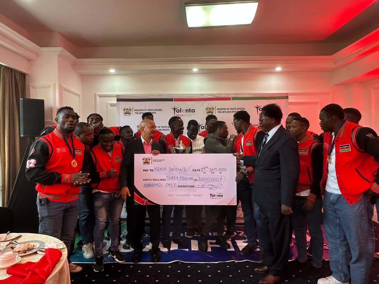 President Ruto Awards Shujaa 7s Players Ksh200k Each
