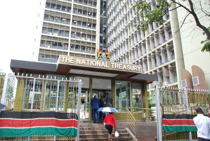 Treasury entrance.