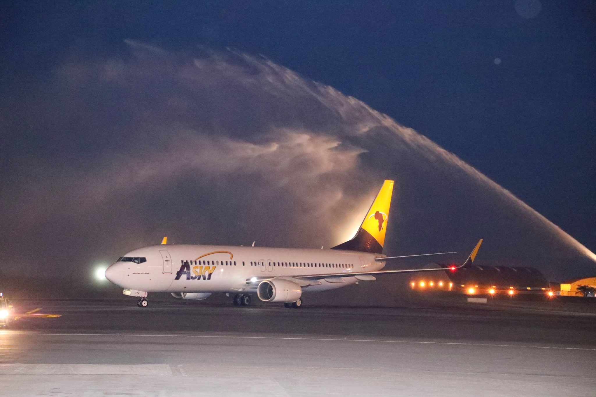 Jubilation as JKIA Welcomes Another Airline
