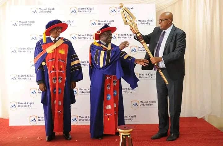 Mku Responds After Student Is Locked Out Despite Paying Full Fees Mount Kenya University Founder Simon Gicharu (Right) During A Past Function At The University.
