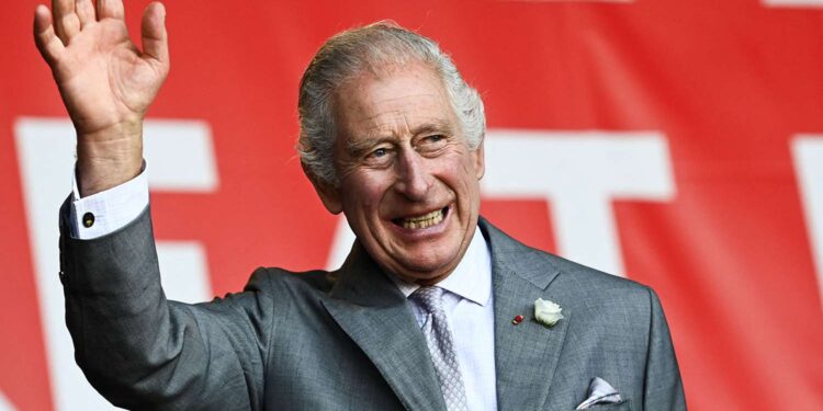 UK's King Charlse at apast event.