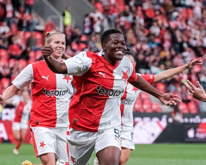 Kenyan forward Nekesa scores a brace in the Champions League