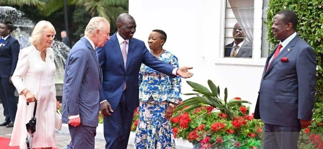 Gachagua Goes Viral After Missing King Charles and Queen Camilla's Reception