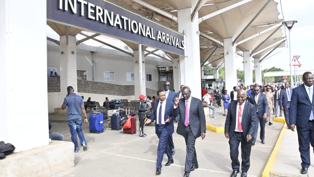 Nelson Koech blasts KRA over JKIA changes.