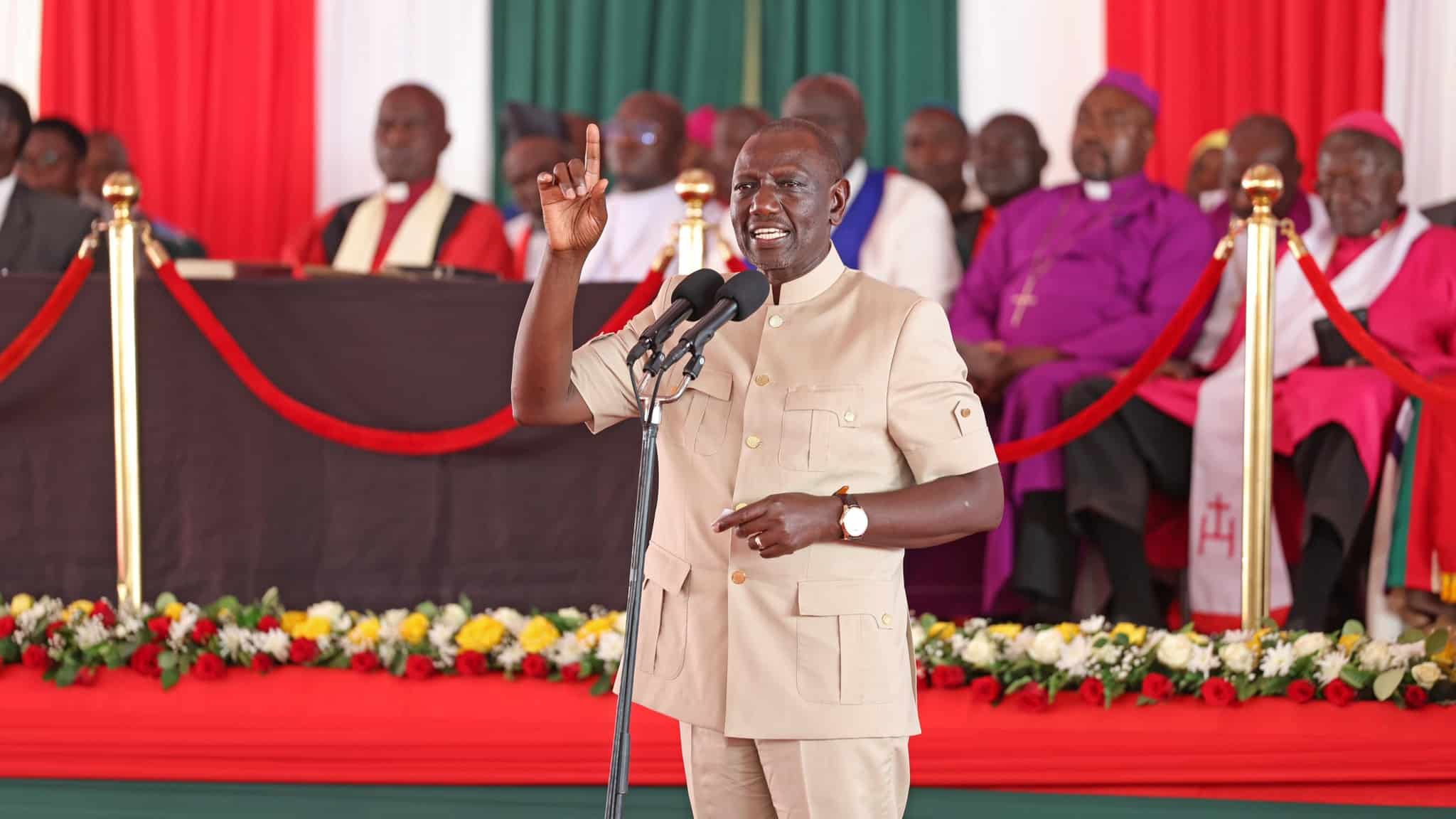 Ruto has fired 23 KFS officers.