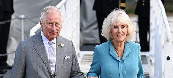 King Charles and Queen Camilla in a past tour.