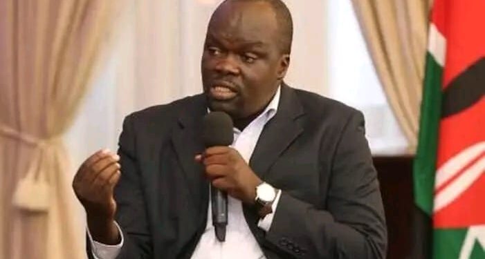 Kileleshwa MCA Robert Alai speaks at a past function.