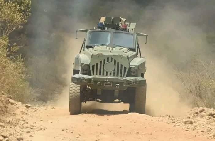 A vehicle used by police officers in a past operatiopn.