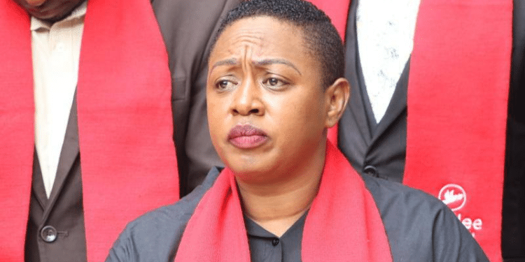 Nominated MP Sabina Chege at a past meeting.