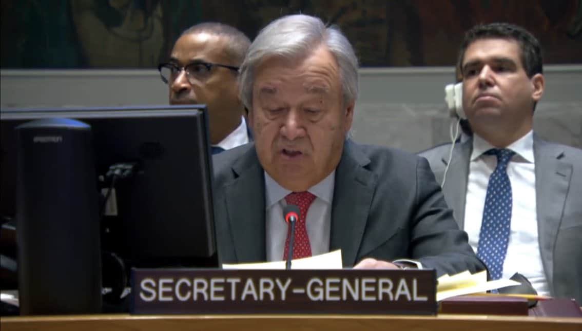 UN Chief Antonio Guterres Hits Back at Israel Over Gaza