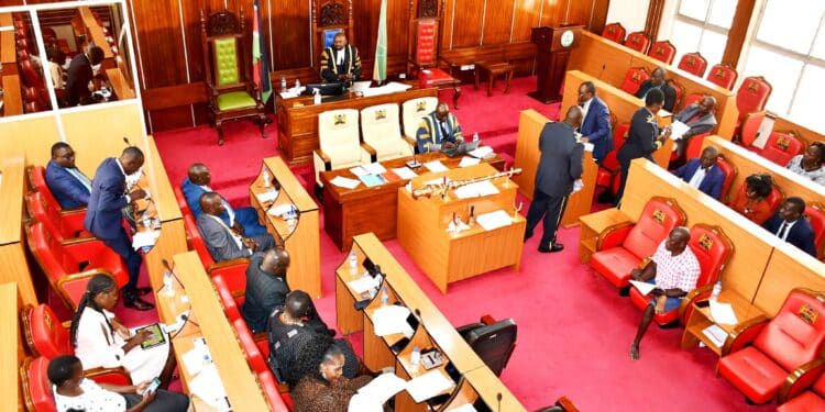 A Photo Showing A Past Session At The Siaya County Assembly.